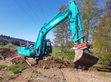 Hochwasserschutz, Ausgleichsflächen, Renaturierung, Rekultivierung - Haun Erdbau GmbH & Co KG